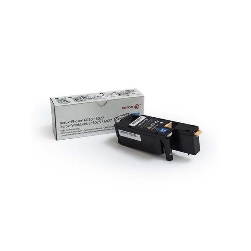 Xerox oryginalny toner 106R02760, cyan, 1000s, Xerox Phaser 6020, 6022, WorkCentre 6025, 6027, O - 1