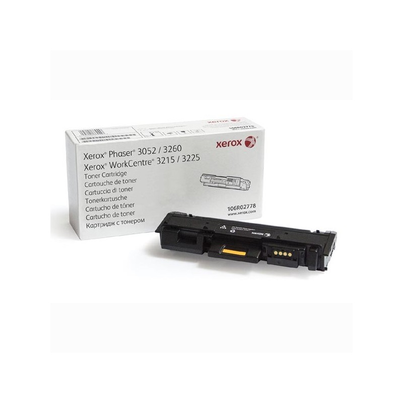 Xerox oryginalny toner 106R02778, black, 3000s, Xerox Phaser 3052,3260, WorkCentre 3215,3225, O - 1