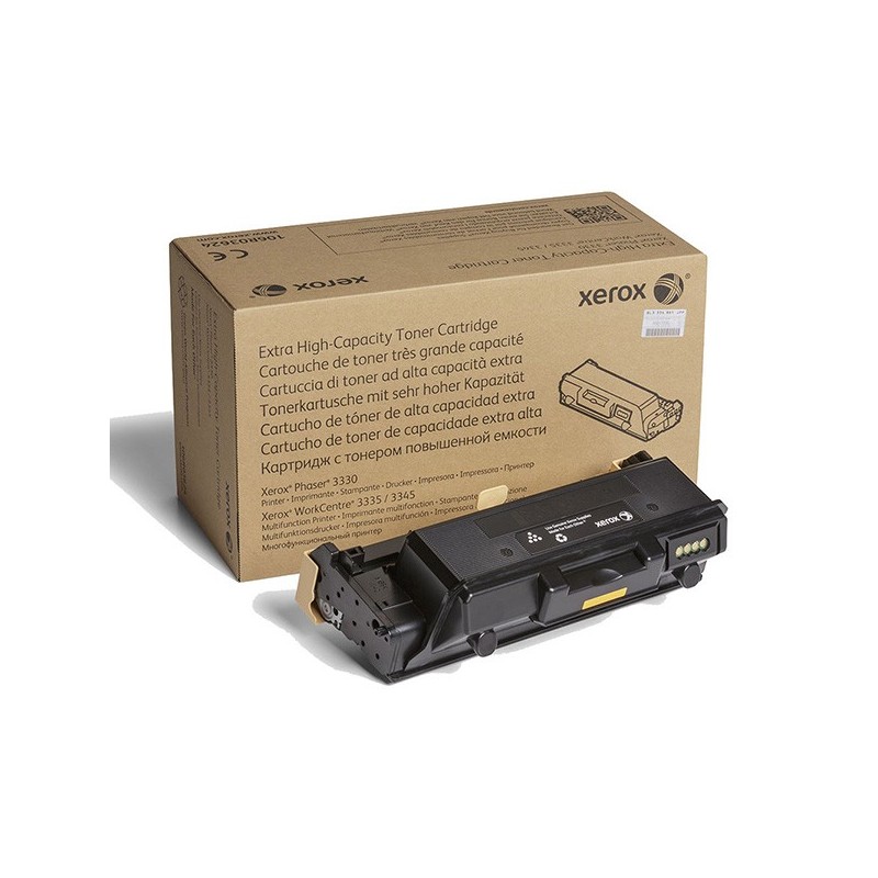Xerox oryginalny toner 106R03623, black, 15000s, extra duża pojemność, Xerox WorkCentre 3300, 3335, 3345, O - 1