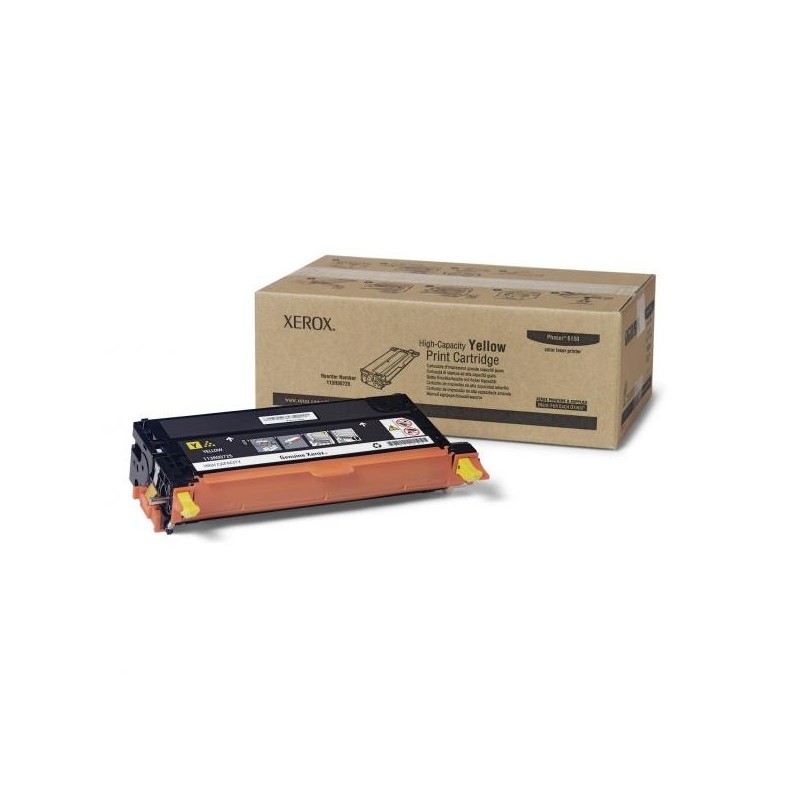Xerox oryginalny toner 113R00725, yellow, 6000s, Xerox Phaser 6180, O - 1