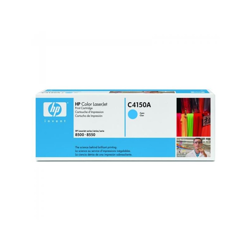 HP oryginalny toner C4150A, cyan, 8500s, HP Color LaserJet 8500, N, DN, 8550, GN, MFP, DN, N, O - 1