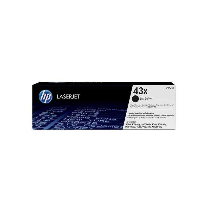 HP oryginalny toner C8543X, black, 30000s, HP 43X, HP LaserJet 9000, 9040, 9050, N, DN, mfp, O - 1