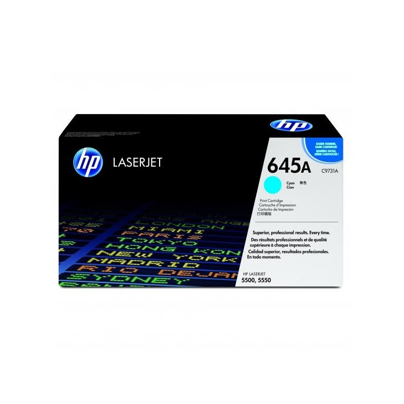HP oryginalny toner C9731A, cyan, 12000s, HP 645A, HP Color LaserJet 5500, N, DN, HDN, DTN, O - 1