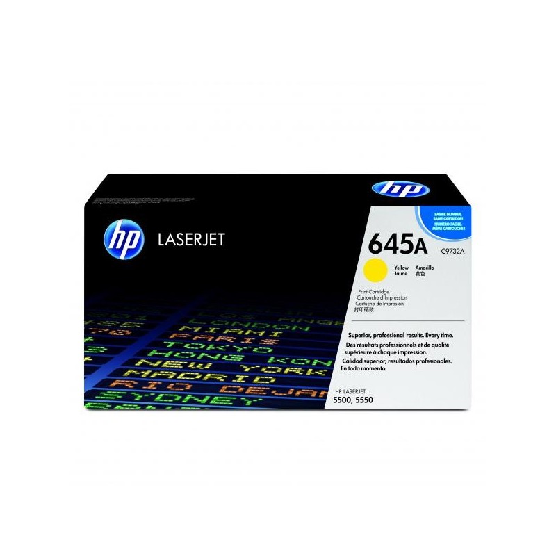 HP oryginalny toner C9732A, yellow, 12000s, HP 645A, HP Color LaserJet 5500, N, DN, HDN, DTN, O - 1