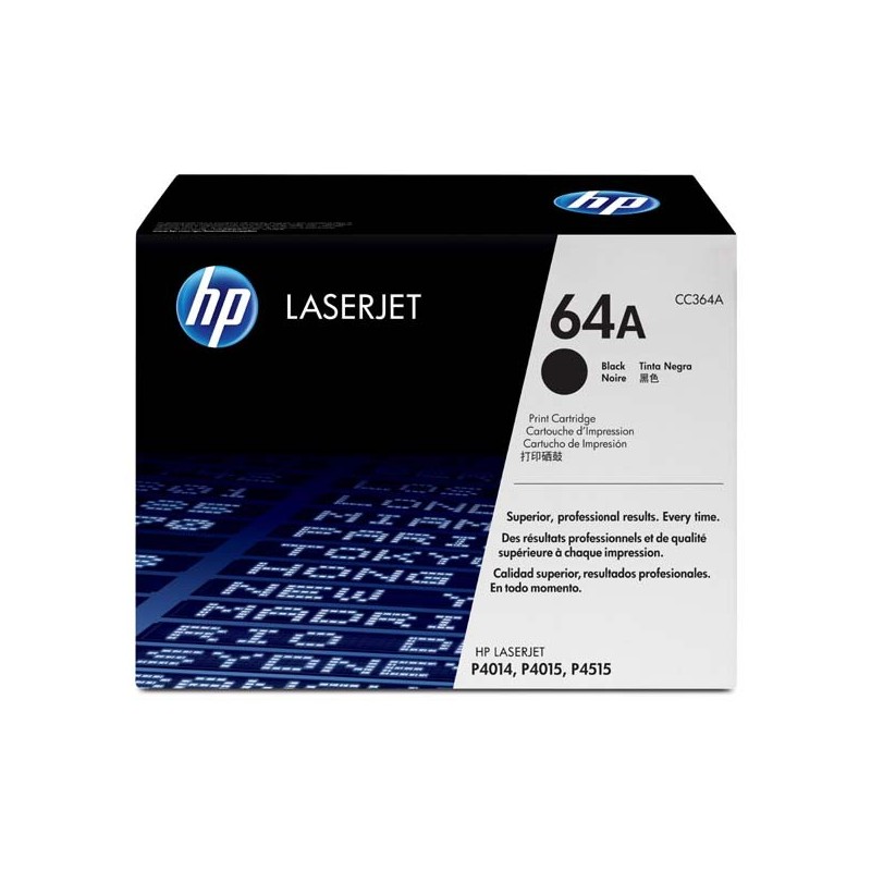 HP oryginalny toner CC364A, black, 10000s, HP 64A, HP LaserJet P4014, 4015, 4515, O - 1