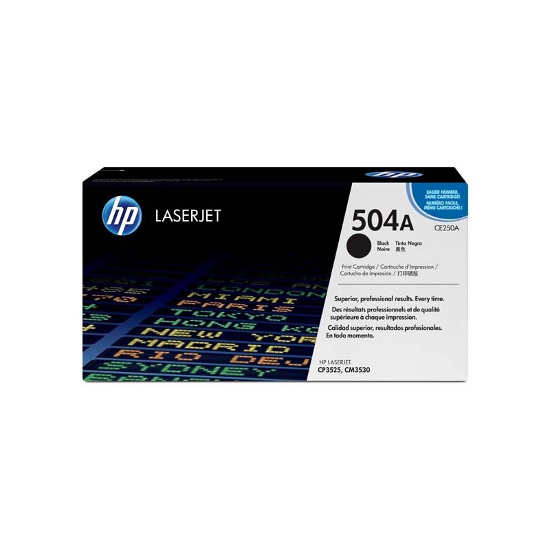 HP oryginalny toner CE250A, black, 5000s, HP 504A, HP Color LJ CM3530 MFP,CM3530fs MFP,CP3525,CP3525dn, O - 1