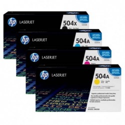 HP oryginalny toner CE252A, yellow, 7000s, HP 504A, HP Color LaserJet CP3525, O - 2