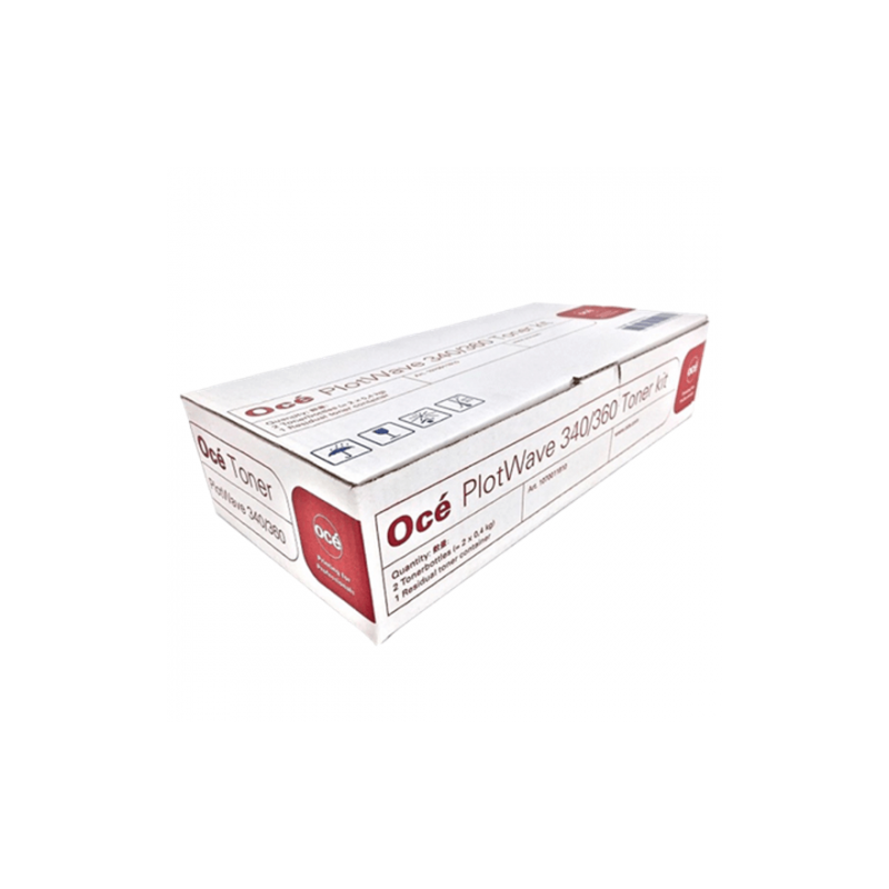 Oce oryginalny toner kit 1070011810, 1070066402, 6826B003, black, 2x toner + zbiornik, Oce Plotwave 340, Plotwave 360, 2x400g, O