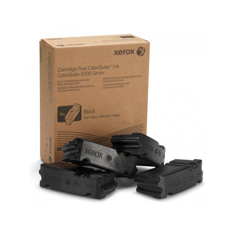 Xerox oryginalny ink / tusz 108R00840, black, 40000s, Xerox ColorQube 9201, 9202, 9203, 9301, 9302, 9303, 4szt, O - 1