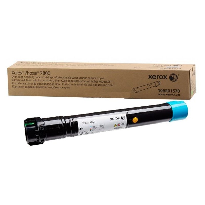 Xerox oryginalny toner 106R01570, cyan, 17200s, high capacity, Xerox Phaser 7800, O - 1