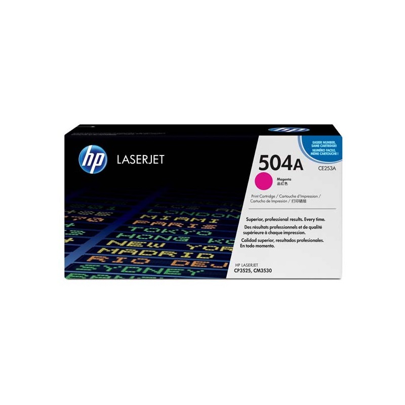 HP oryginalny toner CE253A, magenta, 7000s, HP 504A, HP Color LaserJet CP3525, O - 1