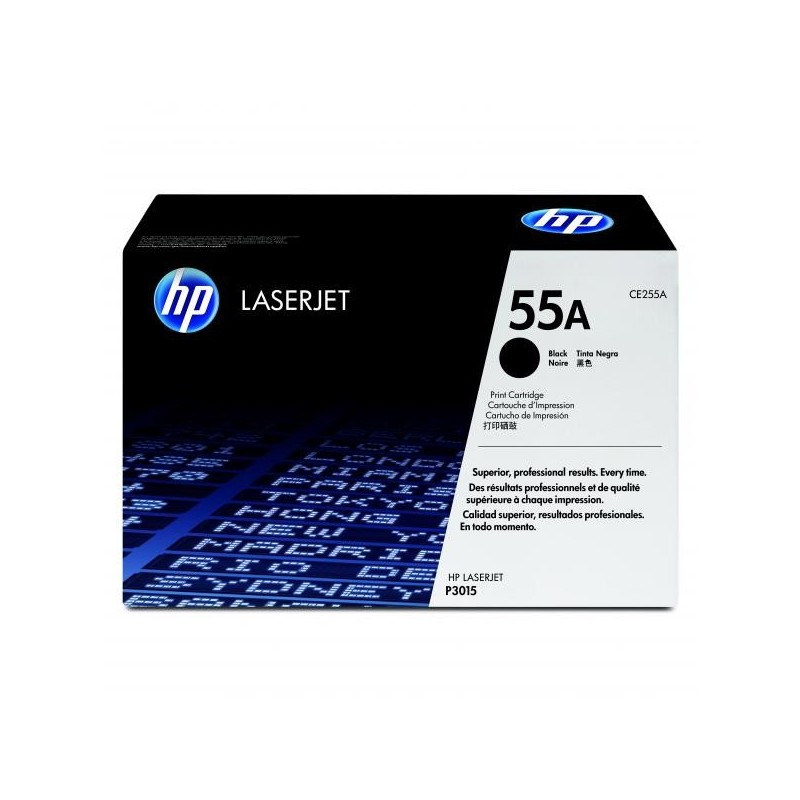 HP oryginalny toner CE255A, black, 6000s, HP 55A, HP LaserJet P3015, LaserJet Pro 500 MFP M521dn, O - 1