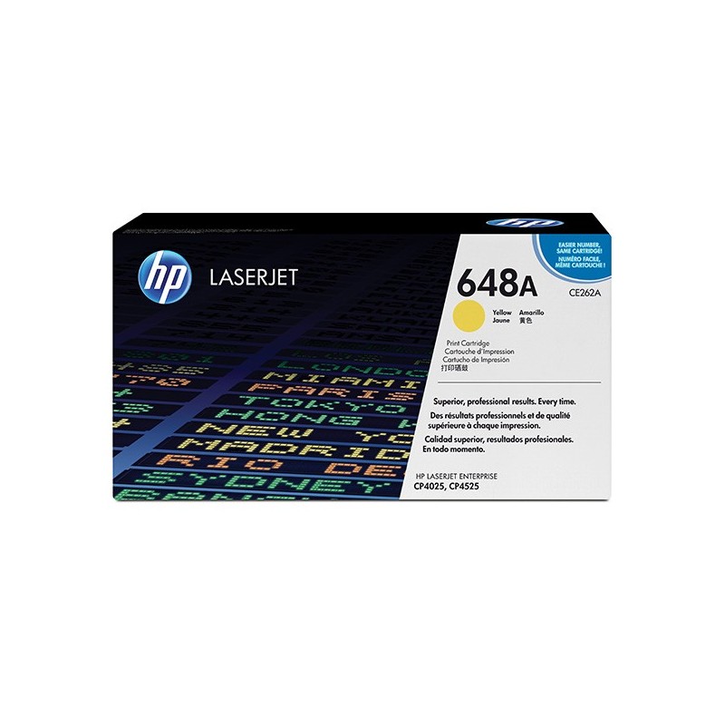 HP oryginalny toner CE262A, yellow, 11000s, HP 648A, HP Color LaserJet CP4025, CP4525, O - 1