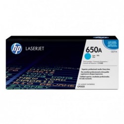 HP oryginalny toner CE271A, cyan, 15000s, HP 650A, HP LaserJet CP5525n, CP5525dn, CP5525xh, O - 1