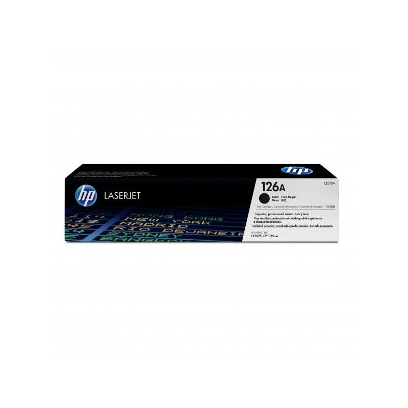 HP oryginalny toner CE310A, black, 1200s, HP 126A, HP LaserJet Pro CP1025, 1025nw, MFP M175, O - 1