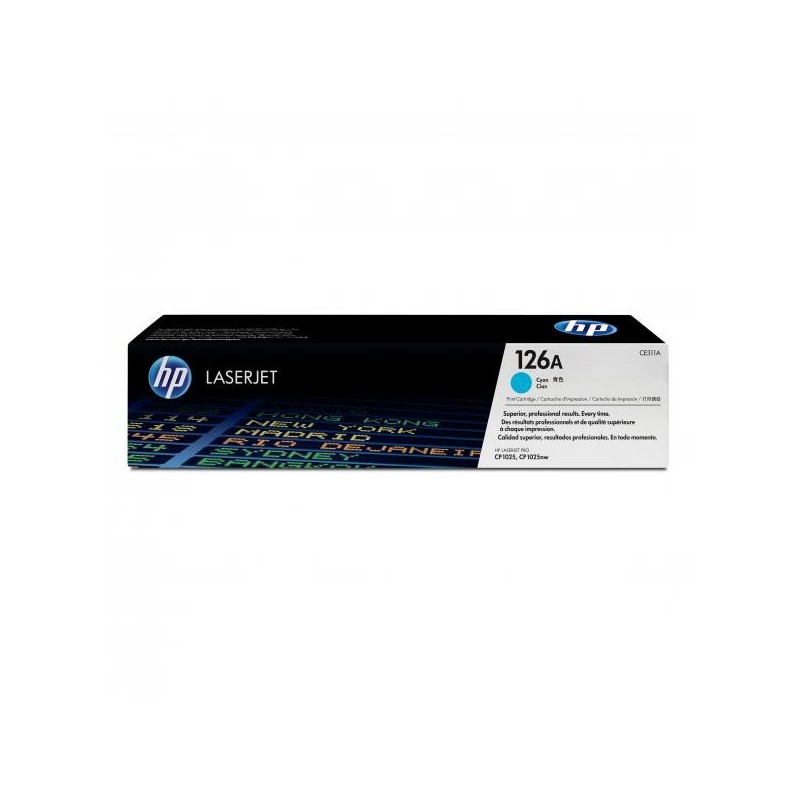 HP oryginalny toner CE311A, cyan, 1000s, HP 126A, HP LaserJet Pro CP1025, 1025nw, MFP M175, O - 1
