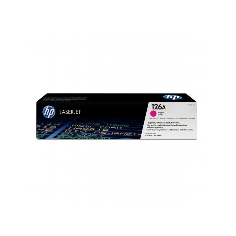 HP oryginalny toner CE313A, magenta, 1000s, HP 126A, HP LaserJet Pro CP1025, 1025nw, MFP M175, O - 1