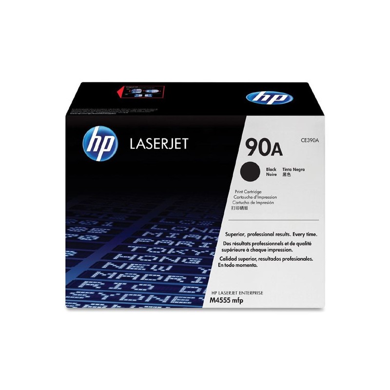 HP oryginalny toner CE390A, black, 10000s, HP 90A, HP LaserJet M4555 MFP, O - 1