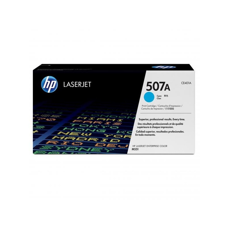 HP oryginalny toner CE401A, cyan, 6000s, HP 507A, HP LaserJet Enterprise 500 color M551, O - 1