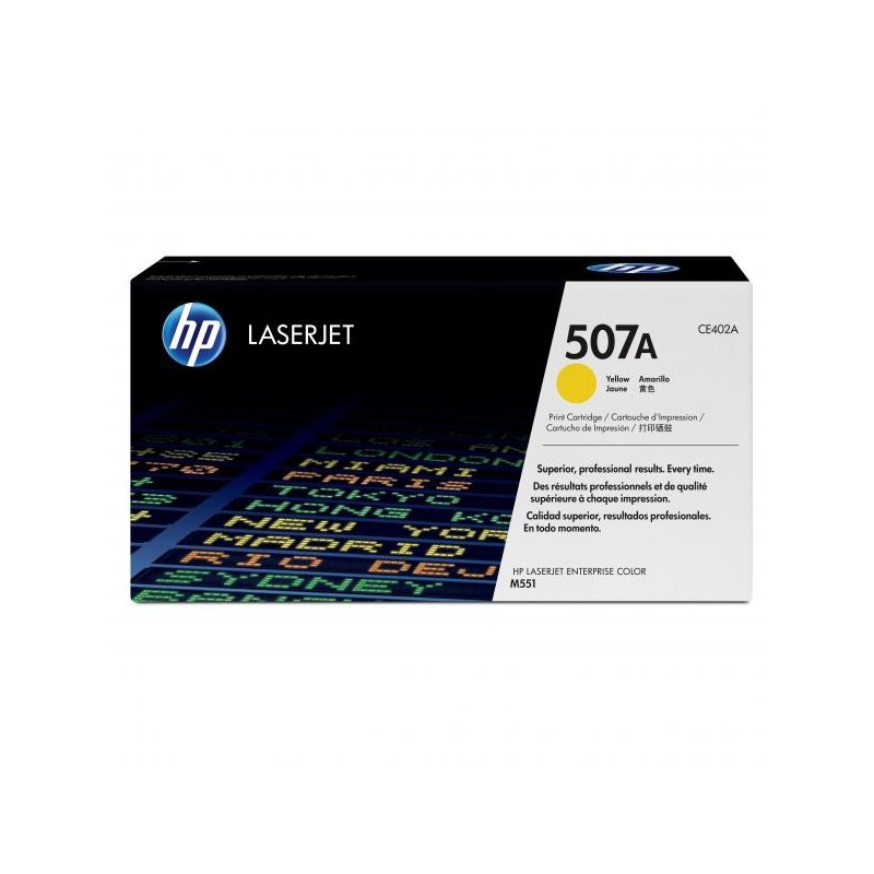 HP oryginalny toner CE402A, yellow, 6000s, HP 507A, HP LaserJet Enterprise 500 color M551, O - 1