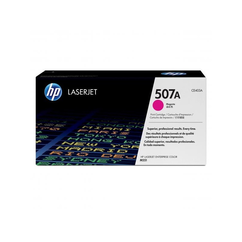HP oryginalny toner CE403A, magenta, 6000s, HP 507A, HP LaserJet Enterprise 500 color M551, O - 1