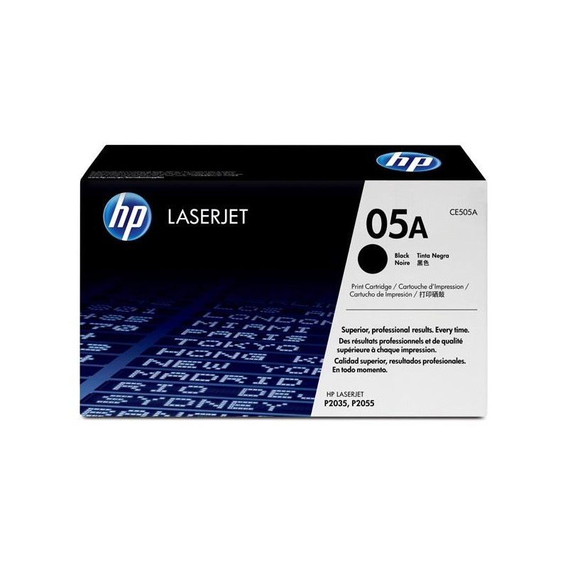 HP oryginalny toner CE505A, black, 2300s, HP 05A, HP LaserJet P2035, 2055, O - 1