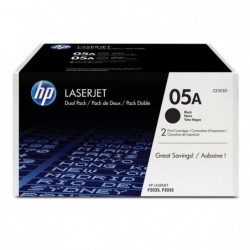 HP oryginalny toner CE505D, black, 4600 (2x2300)s, HP 05A, HP LaserJet P2035, 2055, 2szt, O - 1