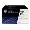 HP oryginalny toner CE505D, black, 4600 (2x2300)s, HP 05A, HP LaserJet P2035, 2055, 2szt, O - 1