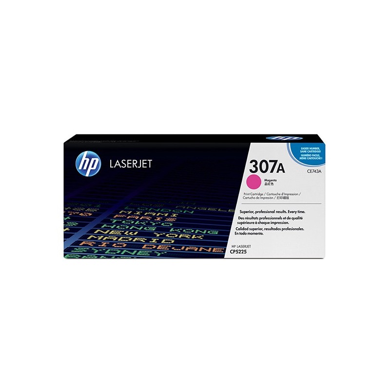 HP oryginalny toner CE743A, magenta, 7300s, HP 307A, HP Color LaserJet CP5225, O - 1