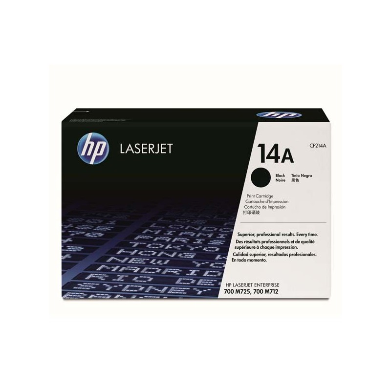 HP oryginalny toner CF214A, black, 10000s, HP 14A, HP LaserJet Enterprise 700 M712, O - 1
