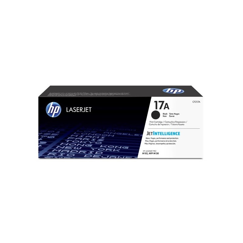 HP oryginalny toner CF217A, black, 1600s, HP 17A, HP LaserJet Pro M102a, M130a, O - 1
