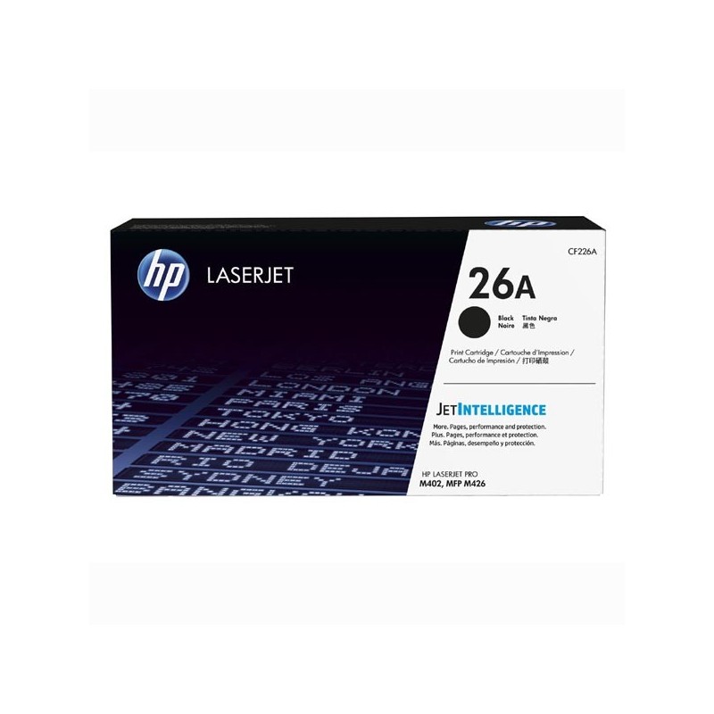 HP oryginalny toner CF226A, black, 3100s, HP 26A, HP LaserJet Pro M402, Pro MFP M426, 700g, O - 1