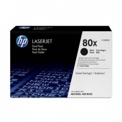 HP oryginalny toner CF280XD, black, 6900s, HP 80X, HP LaserJet+, N, dual pack, 2000g, O - 1