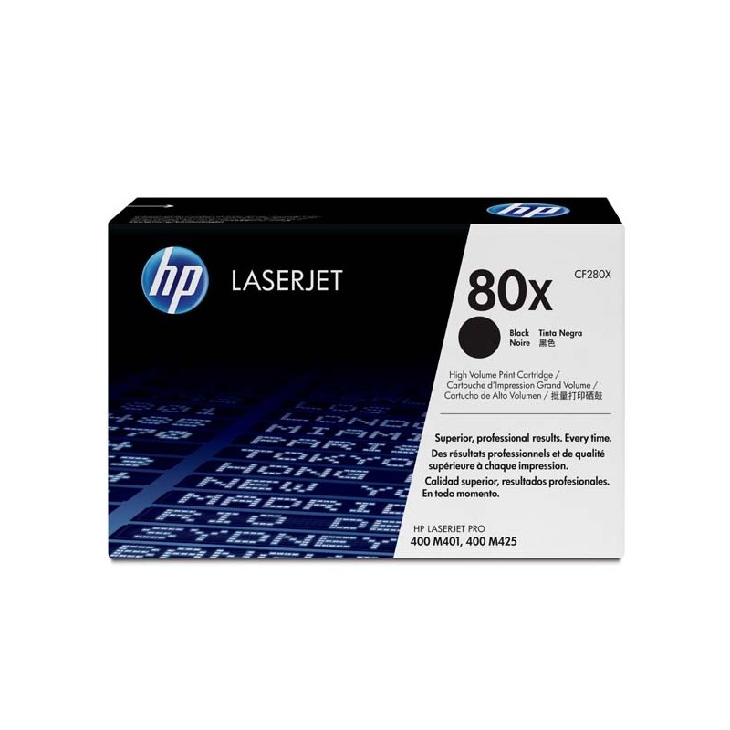HP oryginalny toner CF280X, black, 6900s, HP 80X, HP LaserJet+, N, 1050g, O - 1