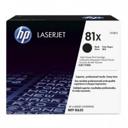 HP oryginalny toner CF281X, black, 25000s, HP 81X, HP LaserJet Enterprise Flow M630z, M630dn, M630f, M63, O - 1