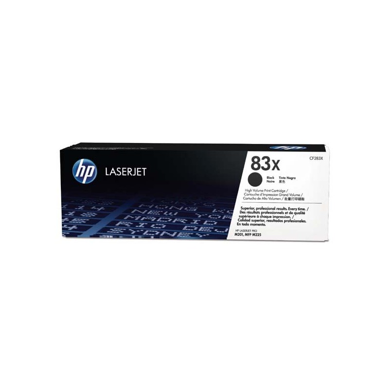 HP oryginalny toner CF283X, black, 2200s, HP 83X, HP LaserJet Pro M201, M225, MFP M225dn, 830g, O - 1