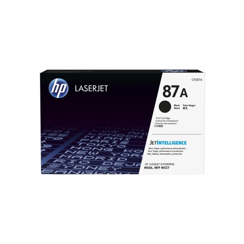 HP oryginalny toner CF287A, black, 8550s, HP 87A, HP LJ Enterprise M506, HP LJ Pro MFP M527, M501n, 930g, O - 1