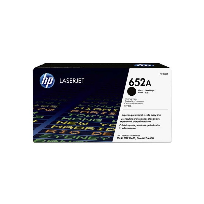 HP oryginalny toner CF320A, black, 11500s, HP 652A, HP Color LaserJet Enterprise Flow M680z, M651dn, M651, O - 1