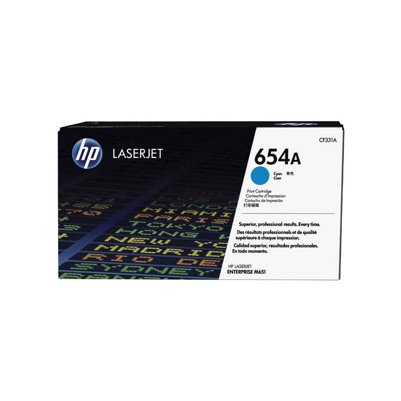 HP oryginalny toner CF331A, cyan, 15000s, HP 654A, HP Color LaserJet Enterprise M651dn, M651n, M651xh, O - 1
