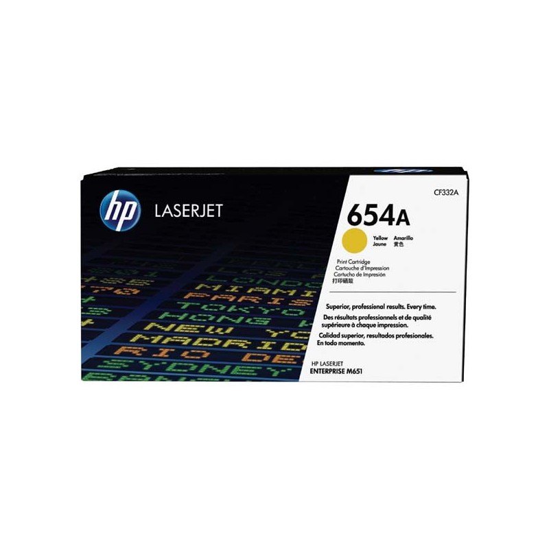 HP oryginalny toner CF332A, yellow, 15000s, HP 654A, HP Color LaserJet Enterprise M651dn, M651n, M651xh, O - 1