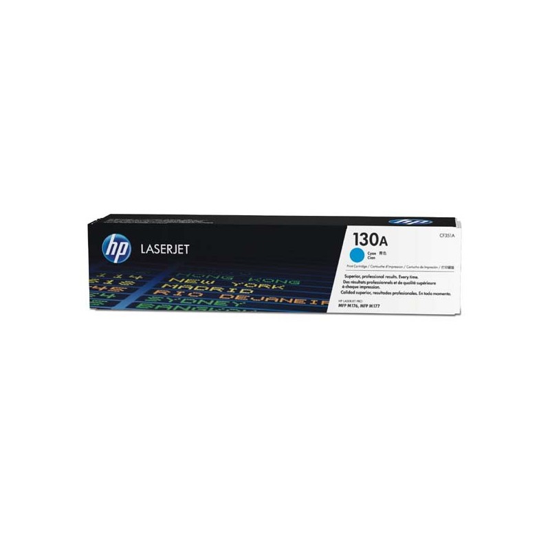 HP oryginalny toner CF351A, cyan, 1000s, HP 130A, HP Color LaserJet Pro M176n, M177fw, 300g, O - 1