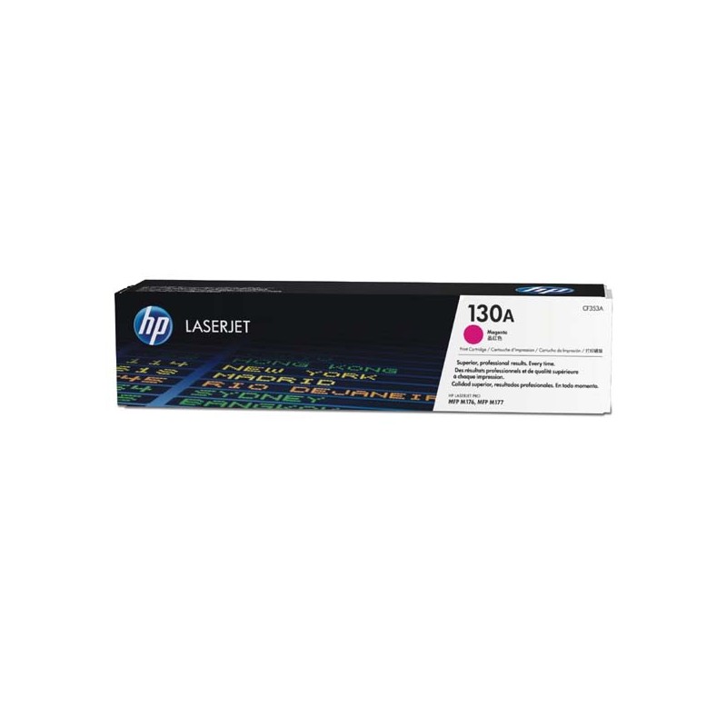 HP oryginalny toner CF353A, magenta, 1000s, HP 130A, HP Color LaserJet Pro M176n, M177fw, 300g, O - 1
