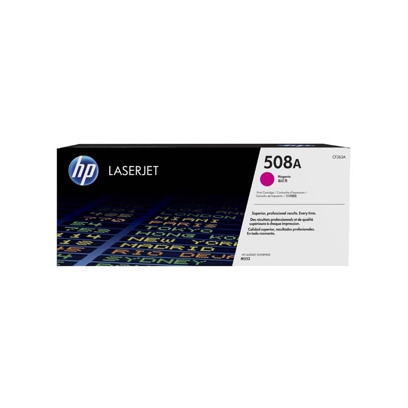 HP oryginalny toner CF363A, magenta, 5000s, HP 508A, HP Color LaserJet Enterprise M552, M553, 860g, O - 1