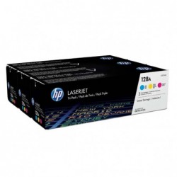 HP oryginalny toner CF371AM, CMY, 3900 (3x1300)s, HP 128A, HP LaserJet+, N, 3x800g, 3szt, O - 1