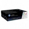 HP oryginalny toner CF371AM, CMY, 3900 (3x1300)s, HP 128A, HP LaserJet+, N, 3x800g, 3szt, O - 1