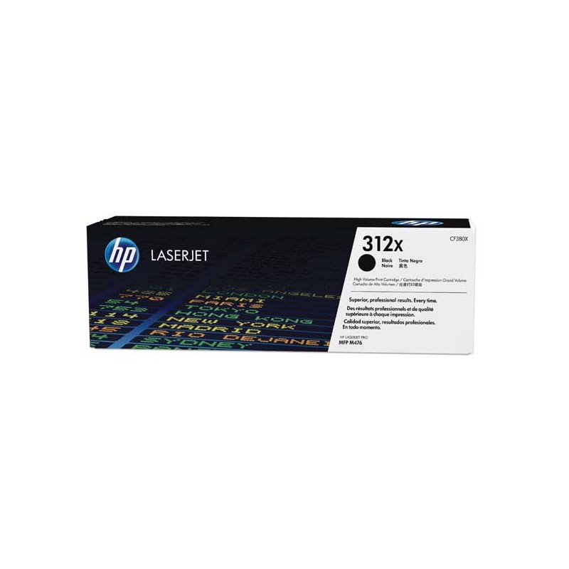HP oryginalny toner CF380X, black, 4400s, HP 312X, HP Color LaserJet Pro MFP M476dn, MFP M476dw, MFP M47, 720g, O - 1