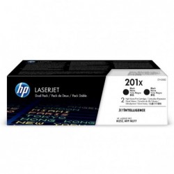 HP oryginalny toner CF400XD, black, 5600 (2x2800)s, HP 201X, HP Color LaserJet MFP M277, Pro M252, M274, dual pack, 2x770g, O - 
