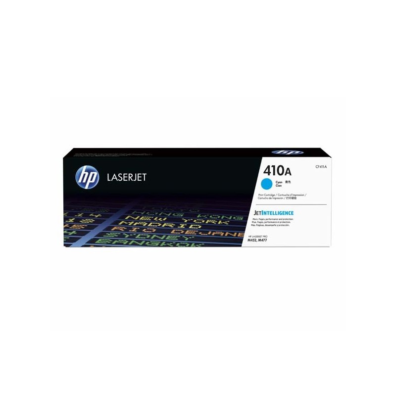 HP oryginalny toner CF411A, cyan, 2300s, HP 410A, HP LJ Pro M452, LJ Pro MFP M477, 600g, O - 1