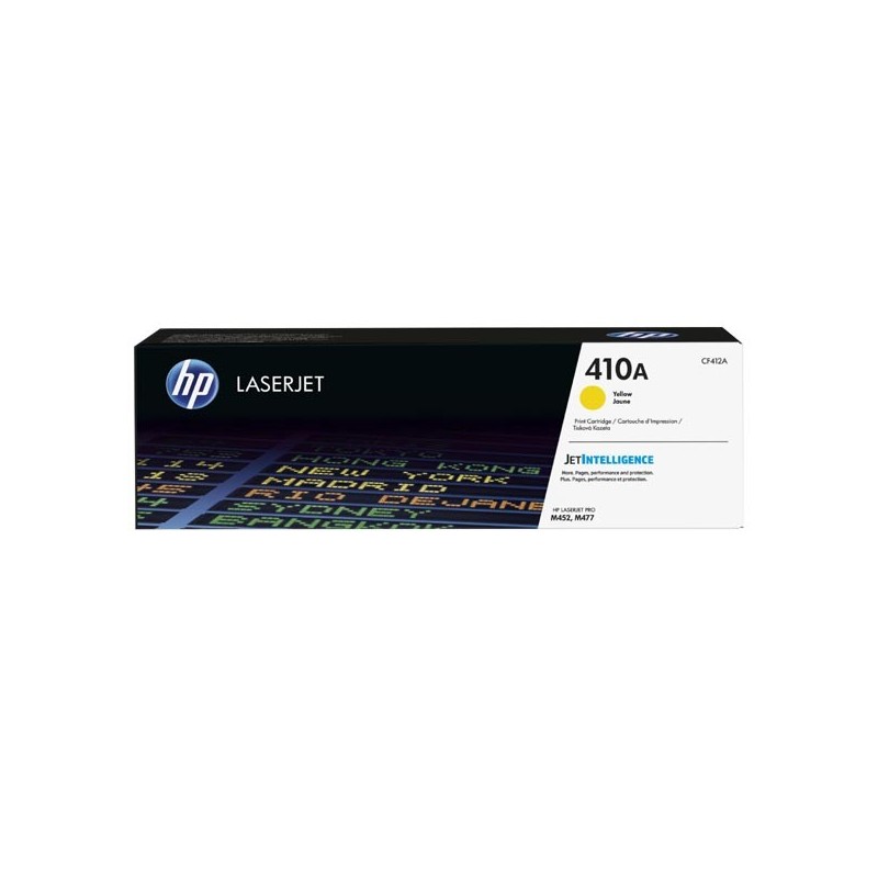 HP oryginalny toner CF412A, yellow, 2300s, HP 410A, HP LJ Pro M452, LJ Pro MFP M477, 600g, O - 1