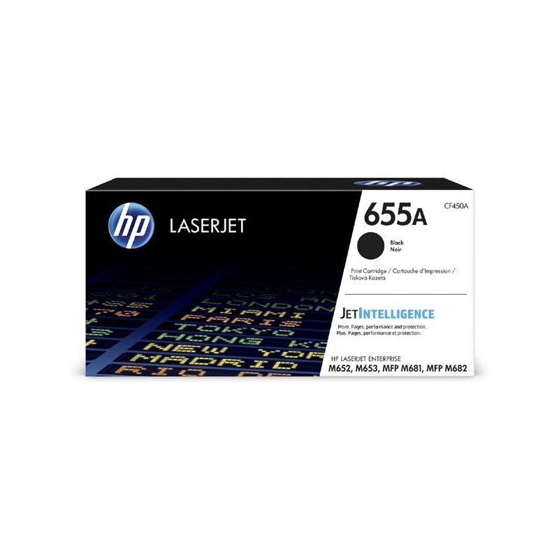 HP oryginalny toner CF450A, black, 12500s, HP 655A, HP Color LJ Enterprise Flow MFP M681,M682,M652,M652, O - 1